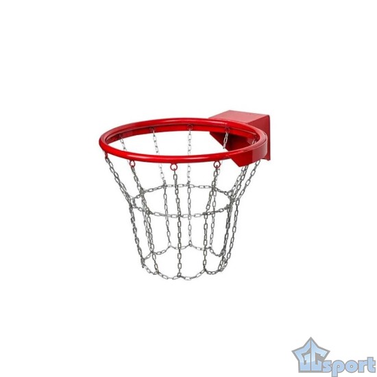 Кольцо баскетбольное антивандальное №7 с металлической сеткой, GCsport