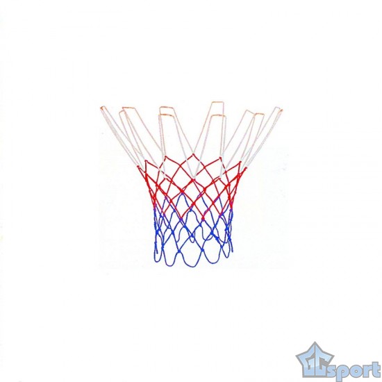 Сетка баскетбольная игровая, нить 5 мм GCsport трехцветная (1шт)