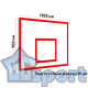 Щит баскетбольный тренировочный 1200х900мм (фанера 18мм) без основания, GCsport