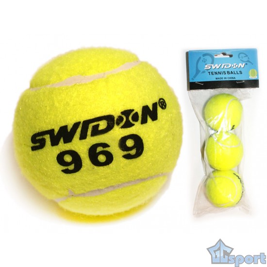 Мячи для большого тенниса Swidon 969 3 шт. тренировочные