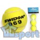 Мячи для большого тенниса Swidon 969 3 шт. тренировочные