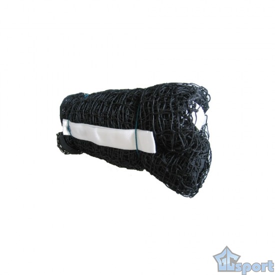 Сетка для большого тенниса нить 4 мм GCsport, черная, с тросом