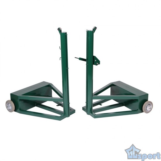 Стойки для большого тенниса передвижные 80кг на колесах, с противовесом, с механизмом натяжения GCsport