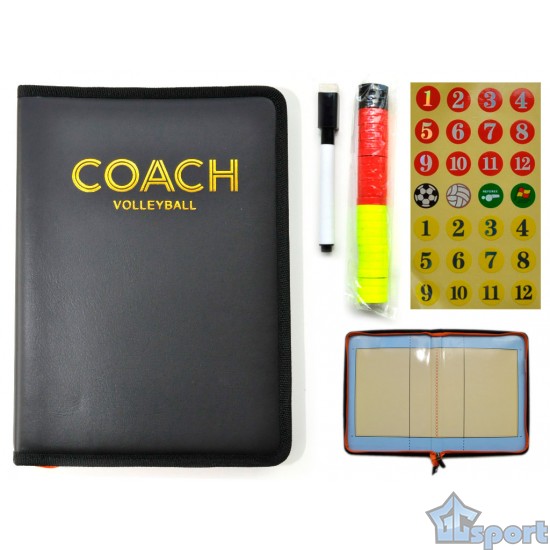 Папка тренерская "Волейбол" с тактической доской с магнитной основой, Cima