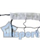 Волейбольная сетка GCsport 2,2 мм черная 9,5×1 м