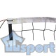 Сетка волейбольная нить 3 мм с тросом массовая GCsport (черная)