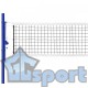 Сетка волейбольная GCsport PRO (профессиональная) 4 мм, черная, стальной трос