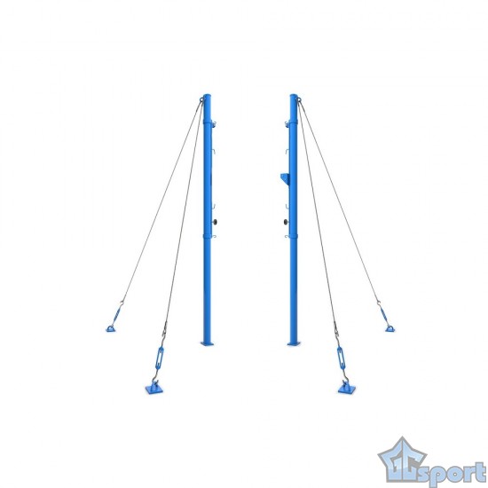 Стойки волейбольные на растяжках, универсальные (76 мм), GCsport
