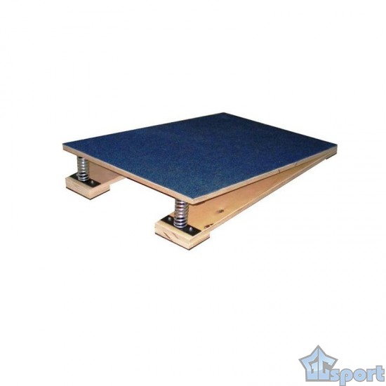 Мостик гимнастический пружинный 1200мм (2 пружины) (Мод 2), GCsport