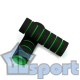 Неопреновые мягкие накладки грипсы GCsport зеленые, длина 10,8см - 2шт (для велоруля, турника, инвентаря