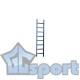 Стенка-лестница навесная наклонная 2280 мм с крючками GCsport