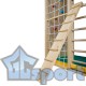 Доска навесная 2500х230мм ребристая, GCsport