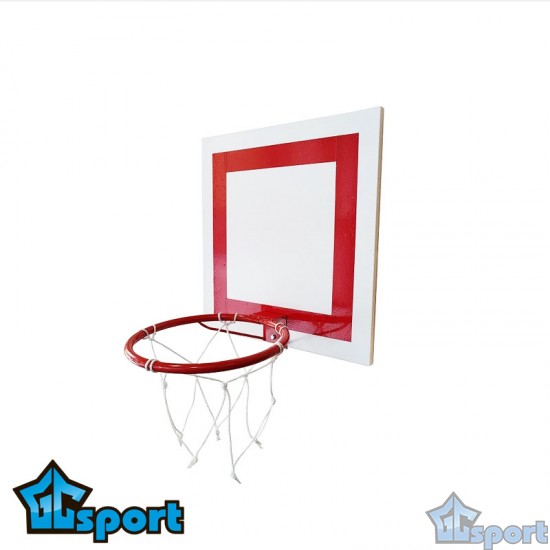 Щит баскетбольный навесной 50х50см с кольцом GCsport