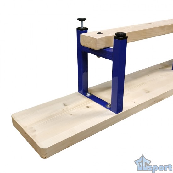 Скамейка гимнастическая 3500х230х300 мм. GCsport, на металлических регулируемых ножках (тип-1)