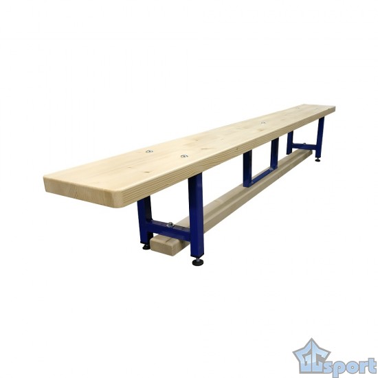 Скамейка гимнастическая 3500х230х300 мм. GCsport, на металлических регулируемых ножках (тип-1)