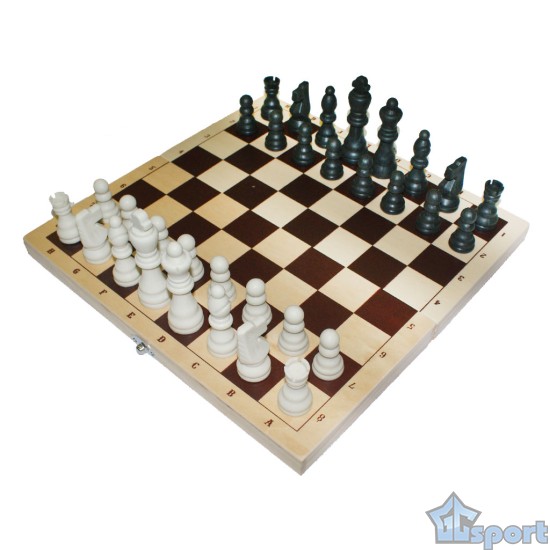 Шахматы обиходные (29х29см) с пластиковыми фигурами