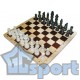 Шахматы обиходные 29×29 см с пластиковыми фигурами