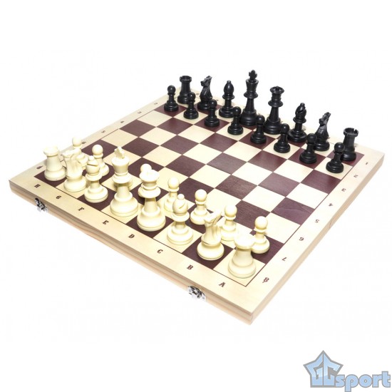 Шахматы гроссмейстерские (42х42см) с пластиковыми фигурами