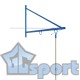 Консоль пристенная для канатов и шестов (на 2 элемента) вынос 2м, GCsport
