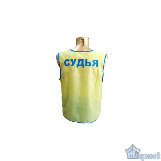 Манишка судейская GCsport с надписью СУДЬЯ