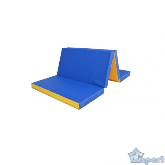 Мат гимнастический 2000х1000х100мм складной в 4 раза, GCsport