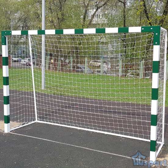 Сетка для мини-футбольных ворот, нить 4,0 мм, ячейка 100х100 мм, белая (пара)