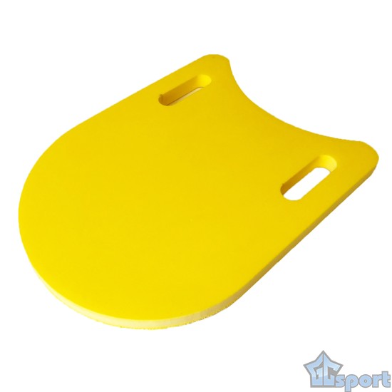 Доска для плавания детская 40х30х2 см EVA желтая