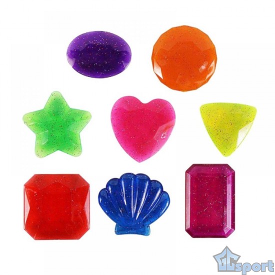 Тонущие (подводные) игрушки для бассейна Камешки (8шт), для ныряния и обучения плаванию