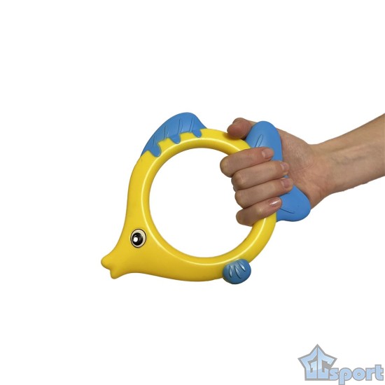 Тонущие (подводные) игрушки для бассейна Кольца Морские обитатели (4шт), для ныряния и обучения плаванию