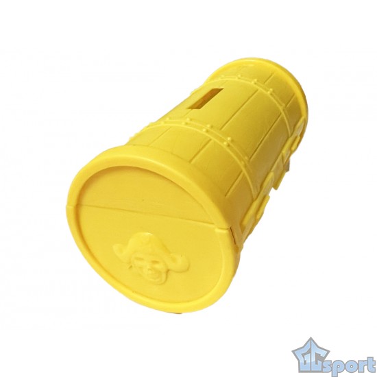 Тонущие (подводные) игрушки для бассейна Сундук с сокровищами (40 предметов), для ныряния и обучения плаванию, желтый