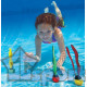 Тонущие (подводные) игрушки для бассейна Водоросли круглые (3шт), для ныряния и обучения плаванию