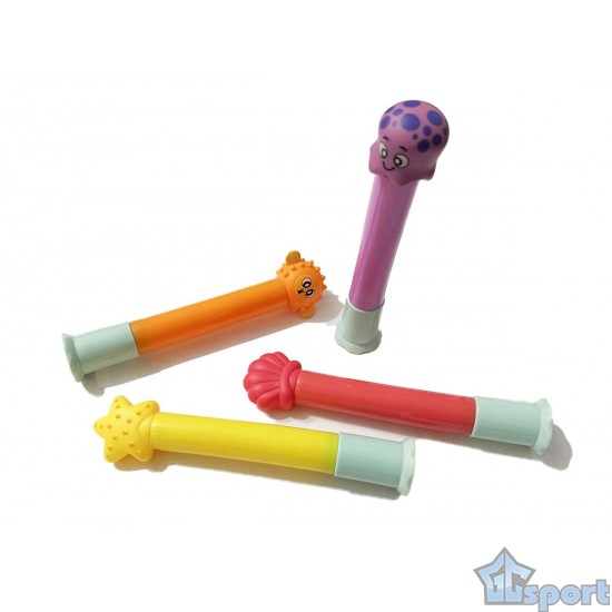 Тонущие (подводные) игрушки для бассейна Морские палочки (4шт), для ныряния и обучения плаванию