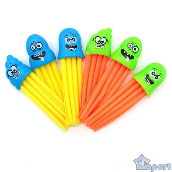 Тонущие (подводные) игрушки для бассейна Медузы (6шт), для ныряния и обучения плаванию