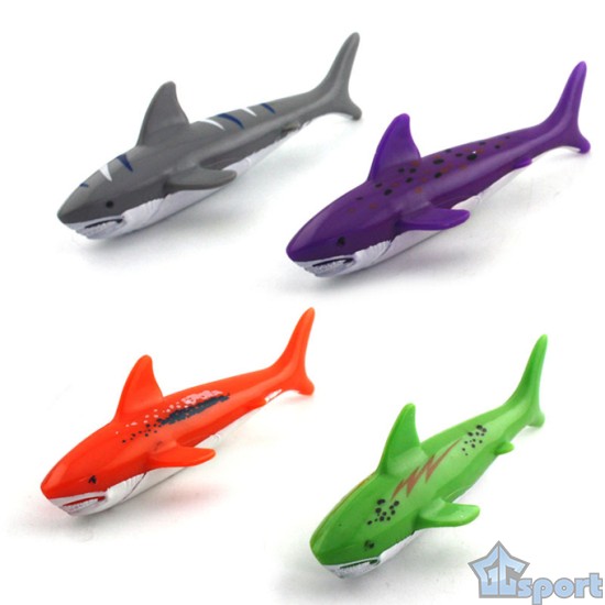 Тонущие (подводные) игрушки для бассейна Акулы (4шт), для ныряния и обучения плаванию