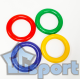 Набор гладких тонущих колец GCsport, для бассейна (4шт)