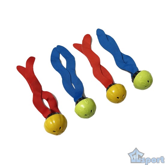 Тонущие (подводные) игрушки для бассейна Водоросли Color (4шт), для ныряния и обучения плаванию