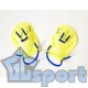 Лопатки для плавания GCsport Swim Team желтые (размер S)