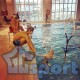Спасательный шест GCsport 3 м для бассейна