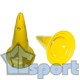 Конусы для разметки 50см с отверстиями (2шт) для футбола, роликов и эстафет GCsport, желтые