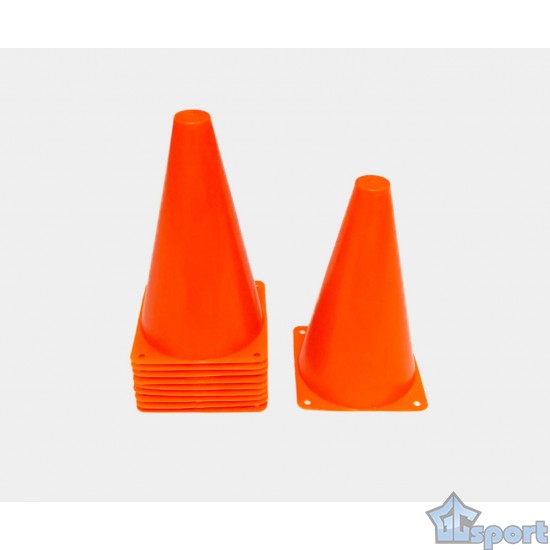 Конусы для разметки GCsport 23см (в комплекте 10 конусов)