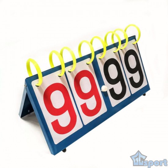 Табло спортивное судейское счетное 4-х значное GCsport перекидное