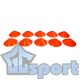 Фишки для разметки поля GCsport Big, оранжевые (в комплекте 10 штук)