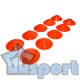 Фишки для разметки поля GCsport Big, оранжевые (в комплекте 10 штук)