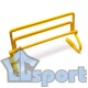 Барьер для скоростного бега тренировочный регулируемый (три уровня высоты), желтый, для футбола и фитнеса, GCsport (производство: Россия)
