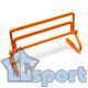Барьер для скоростного бега тренировочный регулируемый (три уровня высоты), оранжевый, для футбола и фитнеса, GCsport