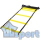 Лестница координационная GCsport, 612 см, 12 перекладин, (желтая) с чехлом (для функционального тренинга)