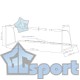 Футбольные ворота GCsport 7,32×2,44 м ГОСТ с противовесом