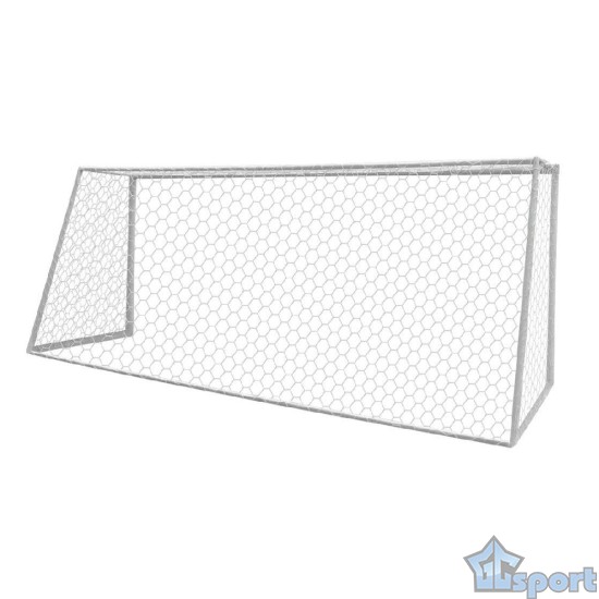 Сетка для футбольных ворот 7,32х2,44 нить 5.0 мм, ячейка 100х100 мм шестигранная (пара)