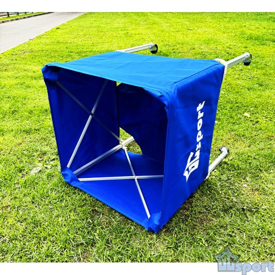 Тележка для мячей складная GCsport, складная, вместимость 25-30 мячей