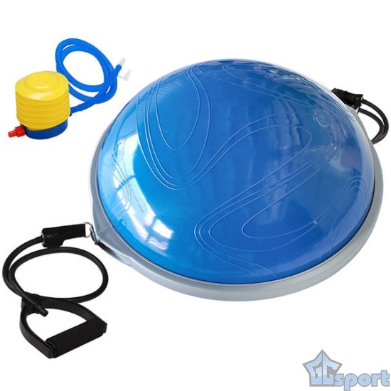 Полусфера GCsport BOSU ELITE v2 гимнастическая, 63см., (синяя)